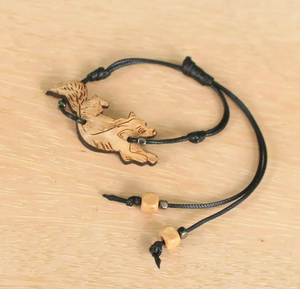 Bracelet en coquille de noix de coco naturelle-Accessoire fait à la main et durable avec charme rustique VIET FARGIMEX - Product Image 2