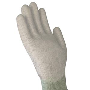 Guantes finos revestidos de PU Esd Palm para fabricar pantallas LCD y pantallas automotrices Guantes de mano antiestáticos - Product Image 5