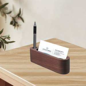 Porta Tarjetas de Visita Rústico de Madera |   Calidad de Fábrica Duradera |   Pedidos al por Mayor - Product Image 2