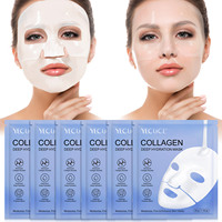 Masque facial coréen au collagène YECUCE, hydratation intense, soin de la peau en marque privée, masque en feuille blanchissant pour le visage pour femmes