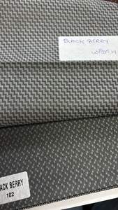 Matériel de robe en poly viscose de tissu de Blackberry d'approvisionnement d'usine en gros pour des vêtements - Product Image 5