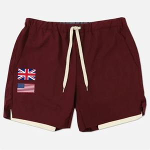 Short de course 100% coton pour hommes vêtements de sport pour la musculation entraînement musculaire Fitness Jogging été exercice mode - Product Image 5