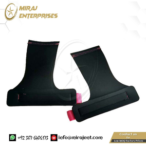 Vente en gros de nouvelles poignées de gymnastique sans doigts en cuir suédé pour gym, protecteur de paume, entraînement croisé - Product Image 6