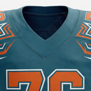 Meilleur maillot de football américain pour jeunes, ensemble uniforme personnalisé, manches courtes, respirant, grande taille, performance professionnelle - Product Image 4