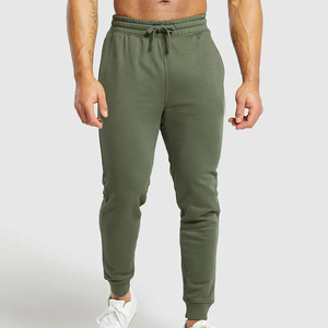 Pantalons pour hommes en coton de haute qualité personnalisés pantalons de jogging décontractés à taille élastique pantalons de survêtement d'entraînement de gymnastique pour hommes - Product Image 4