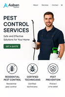 Website-Design von Pest Control Services Top-Entwickler in Indien Aufbau erschwing licher und funktionaler Online-Business-Lösungen