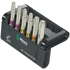 Screwdriver <b>Bit</b> Set <b>Bit</b>-Check 6 Wood TX HF 1 6-Piece TX by WERA - Product Image 1