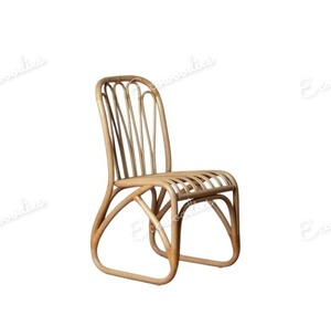 Sillón de mimbre de diseño simple Coste, cómodo respaldo, muebles de bambú tejidos para Parque, patio, cafeterías, portátil - Product Image 4