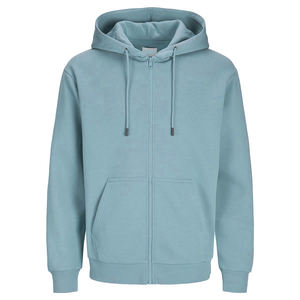 Sweat-shirt personnalisé à capuche, en molleton ample, en coton mélangé, pour hommes, avec des méthodes d'impression en relief - Product Image 3