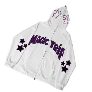 Tissu confortable léger nouveauté sweat à capuche à fermeture éclair intégral approvisionnement direct d'usine nouvelle conception sweats à capuche à fermeture éclair faciale complète - Product Image 4