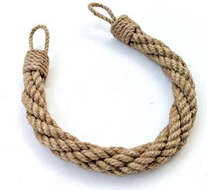 Attache de rideau en jute naturelle, écologique, pour rideaux clairs et foncés - Product Image 2