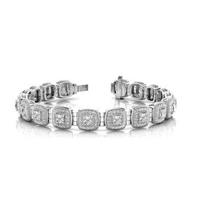 Pulsera de diamantes de corte redondo de 8,00 MM para mujer que cada mujer usa - Product Image 1