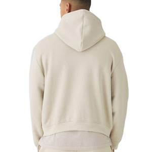 เสื้อฮู้ดแขนยาวผู้ชายแบบซิป 1/4 ผ้าฟลีซระบายอากาศได้ดี สวมใส่สบาย เหมาะสำหรับใส่ลำลองและเล่นกีฬา - Product Image 4