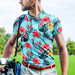 Camisas de golf profesionales de calidad superior para hombres-Material suave, duradero y de secado rápido - Product Image 3
