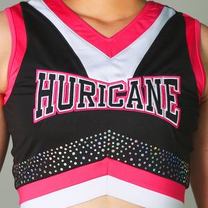 Uniformes de Animadoras Personalizados de Alta Calidad, Últimos Diseños, 100% Poliéster, Venta al Por Mayor 2026 - Product Image 4