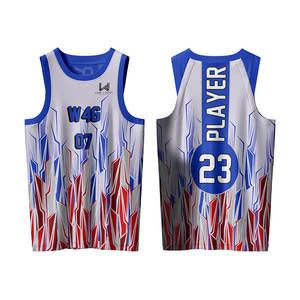 Ventes en gros d'usine, maillots de basket-ball réversibles sur mesure, grande taille, séchage rapide, nouveau style, 100% polyester, antibactérien - Product Image 6