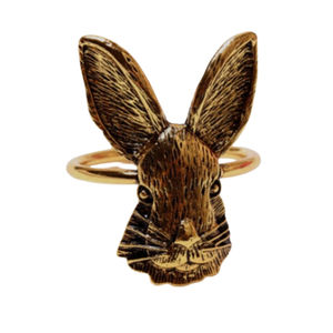 Tendances Designer fait à la main fantaisie Animal rond de serviette forme personnalisée en gros de luxe anneau de serviette en métal haut tendance métal rond de serviette - Product Image 3