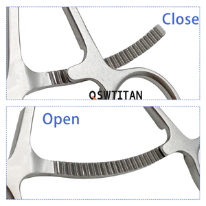 คีมยึดกระดูกแบบฟันปลาสเตนเลสสตีลเครื่องมือรักษากระดูกแบบฟันปลาสำหรับสัตวแพทย์ - Product Image 3