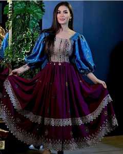 Vestido Afgano Kuchi de Terciopelo Más Vendido, Disponible en Colores y Diseños Personalizados a Precio Negociable, Venta al por Mayor Personalizada - Product Image 2