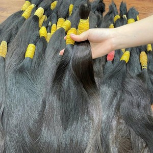 Extensiones de Cabello Natural de Lujo, Cabello Virgen en Paquetes, Donante Único, Cutícula Completa Alineada, Cabello Humano Remy Vietnamita, Todos los Colores - Product Image 1