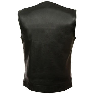 Bonne qualité 100% cuir fait coupe-vent mode gilet prix raisonnable vêtements pour hommes Pakistan fait superbe qualité personnalisable - Product Image 5
