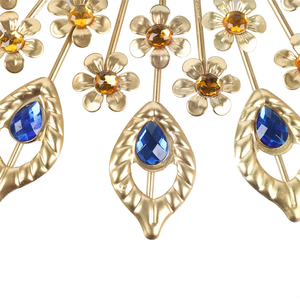 Antique Style Sun Shaped Luxury Metal <b>Wall</b> Art Deco Multi-Color Metal Framed Home Decoration <b>Wall</b> <b>Clocks</b> Wholesale Available - Product Image 3