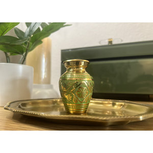 Urnas de cremación para humanos-Urna duradera ecológica de aluminio de estilo europeo para cenizas conmemorativas funerarias - Product Image 4