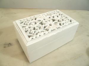 Unique Wood <b>Keepsake</b> <b>Box</b> with Hinged Lid for Decorative Wooden <b>Box</b> - Product Image 6