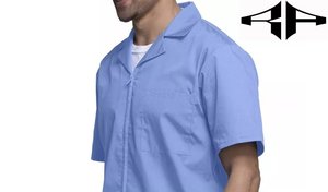 ชุดพยาบาลสำหรับผู้ชายชุดพยาบาลในโรงพยาบาลชุดพยาบาลคลินิกทันตกรรมผ้านุ่มทันสมัยสำหรับฤดูร้อน - Product Image 6