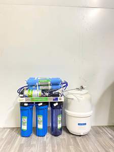 Système de filtration d'eau RO 5 étapes pour hôtel avec lumière, purificateur d'eau manuel en plastique sous évier et portable 100 GPD autonettoyant - Product Image 5