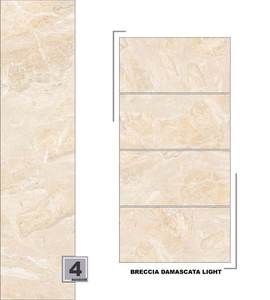 Vente chaude 600x600 600x1200 Carreau de céramique brillant Porcelanto émaillé poli pour carrelage mural en porcelaine de marbre de sol - Product Image 1