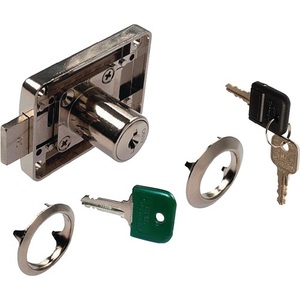 BMB Backset 15-40mm Surface-Mounted <b>Storage</b> <b>Locker</b> Lock Keyed Differently for Left/Right/Loaded Usage - Product Image 1