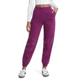 Calça esportiva legging de bolso lateral para mulheres, calça atlética para corrida, moletom solta de nylon para corrida