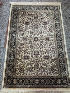 Alfombra de seda de algodón bordada anudada a mano de calidad estándar para uso en pisos disponible a precio mayorista - Product Image 5