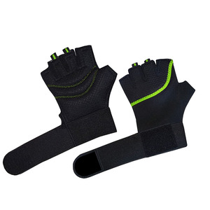Guantes de levantamiento de pesas de diseño personalizado de alta calidad Guantes de seguridad para soporte de muñeca para entrenamiento de gimnasio para hombre - Product Image 2