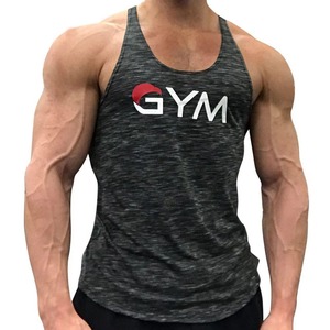 Camiseta sin mangas de entrenamiento para hombre de alta calidad, ajuste de alta calidad, 100% algodón, camisa cortada, lavado ácido, camisetas sin mangas para hombre - Product Image 4