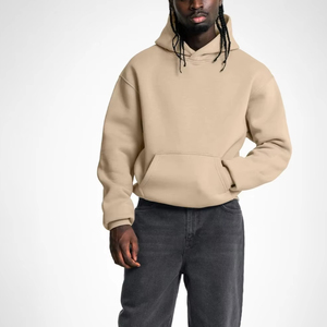 Sweat-shirt à capuche en coton mélangé de qualité supérieure pour homme, coupe ample, style streetwear, pour homme, sweat-shirt de sport, sweat-shirt à capuche pour homme - Product Image 2