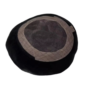 Toupet en cheveux humains à base mono, perruque à base mono, prothèse capillaire en cheveux humains, taz hair bd - Product Image 2