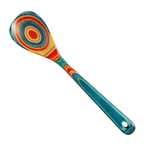 Cuchara de madera Esmalte Impreso Logotipo personalizado Impreso Mango medio Cuchara de madera para herramientas de helado Gadgets - Product Image 4