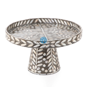 Arabian Holiday Ramadan Mother of Pearl Cake Stand Wholesale MOP Cake Stand For <b>Chocolate</b> Cupcake Handmade in Vietnam - Product Image 5