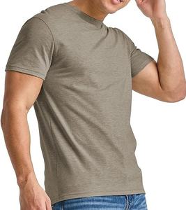 100% algodón Hombres Originales T-Shirt-Tees para hombres Camiseta de manga corta forma de fábrica - Product Image 4