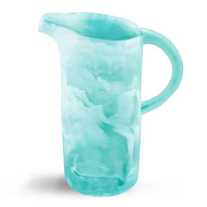 Pichet en résine moderne fait à la main avec poignée Écologique Élégant Durable Léger Drinkware pour les fêtes à la maison et les cadeaux - Product Image 2