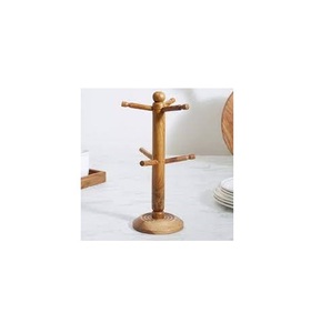 Soporte de madera para tazas, árbol decorativo de la mejor calidad, 2 piezas, accesorios de cocina para el hogar - Product Image 5