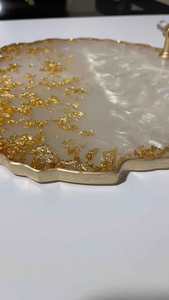 Juego de Bandejas de Servicio de Resina de 3 Niveles, Diseño Artesanal, Madera de Alta Calidad, Personalizado para Hogar y Restaurante por Decor World Expo - Product Image 3