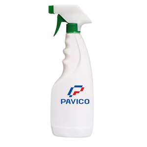Bouteilles de pulvérisation en plastique PET de 400ml et 600ml conçues sur mesure en forme de cylindre blanc avec tête de pulvérisation nouveau prix pour les produits ménagers - Product Image 4