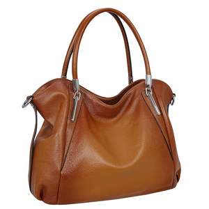 Bolsas de mano de cuero originales tejidas hechas a mano de color personalizado para mujer Cierre de cremallera de Cuero 100% de calidad superior - Product Image 1