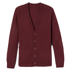 เสื้อคาร์ดิแกนคอวีแบบกำหนดเองสำหรับโรงเรียน ระดับมัธยมต้น เด็กเล็ก ทุกเพศ 100% อะคริลิก บริการ OEM ขายส่ง สีตามสั่ง - Product Image 6