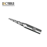 Fraise conique HSS M7 45 degrés brillante non revêtue de haute qualité, tailles personnalisées, pour usinage CNC de haute précision - Outils DIC Garantie 3 ans