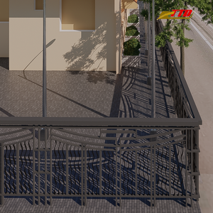 Clôtures en fer forgé fabriquées au Vietnam par un fournisseur de confiance offrant un matériau de clôture durable et élégant pour l'extérieur de la maison - Product Image 1