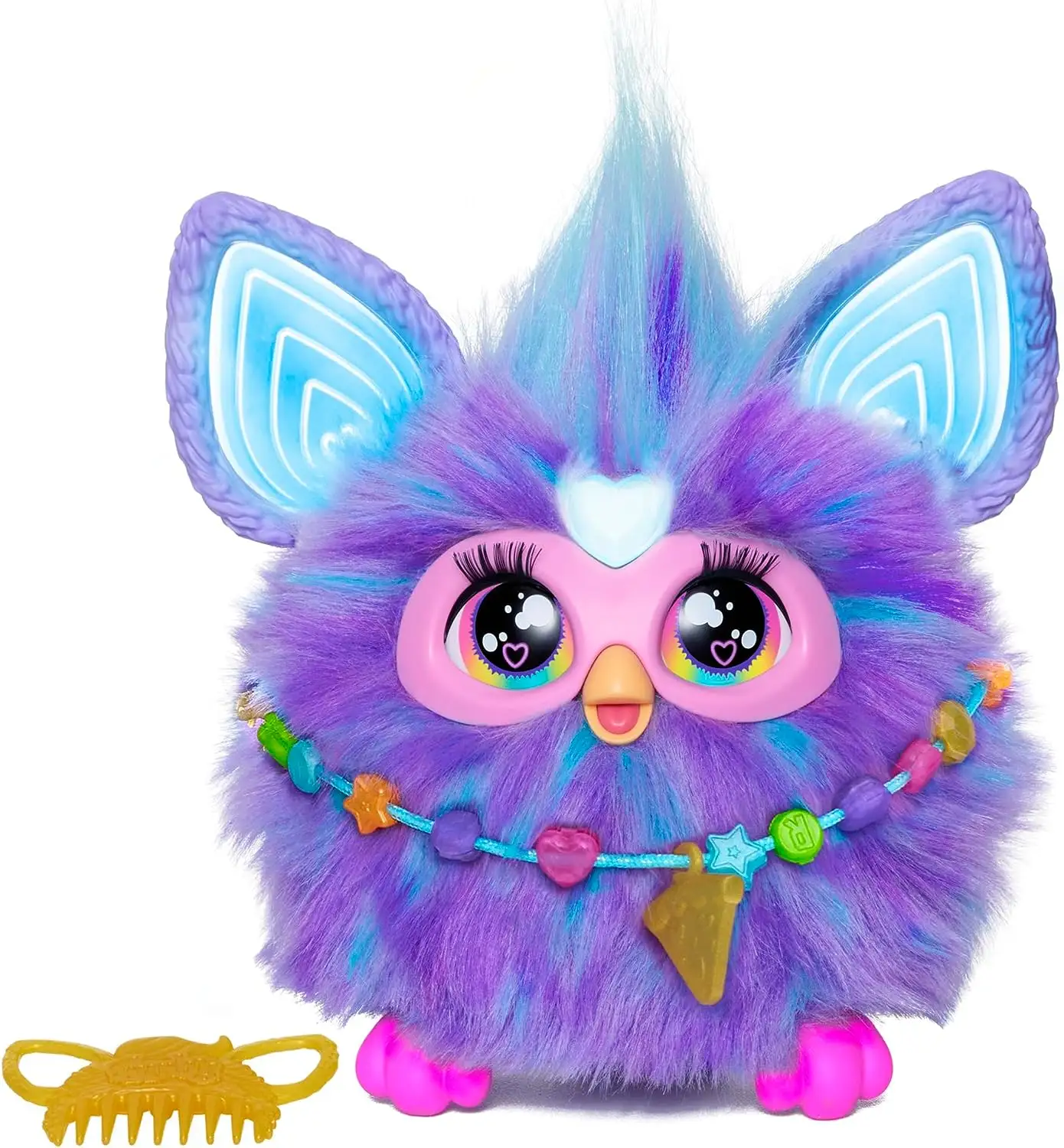 ราคาที่ดีที่สุด Furbys สีม่วง, อุปกรณ์เสริมแฟชั่น 15, ของเล่นตุ๊กตาแบบโต้ตอบสําหรับเด็กหญิงและเด็กชายอายุ 6 ปีขึ้นไป, Anima ที่เปิดใช้งานด้วยเสียง